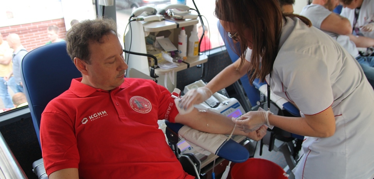 Hutnicy z Legnicy oddali krew dla przychodni MCZ