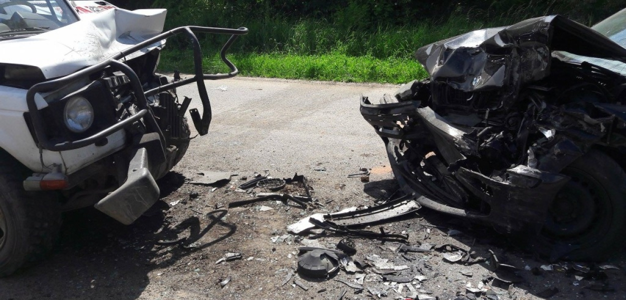 Czołówka w Spalonej. Są poważnie ranni