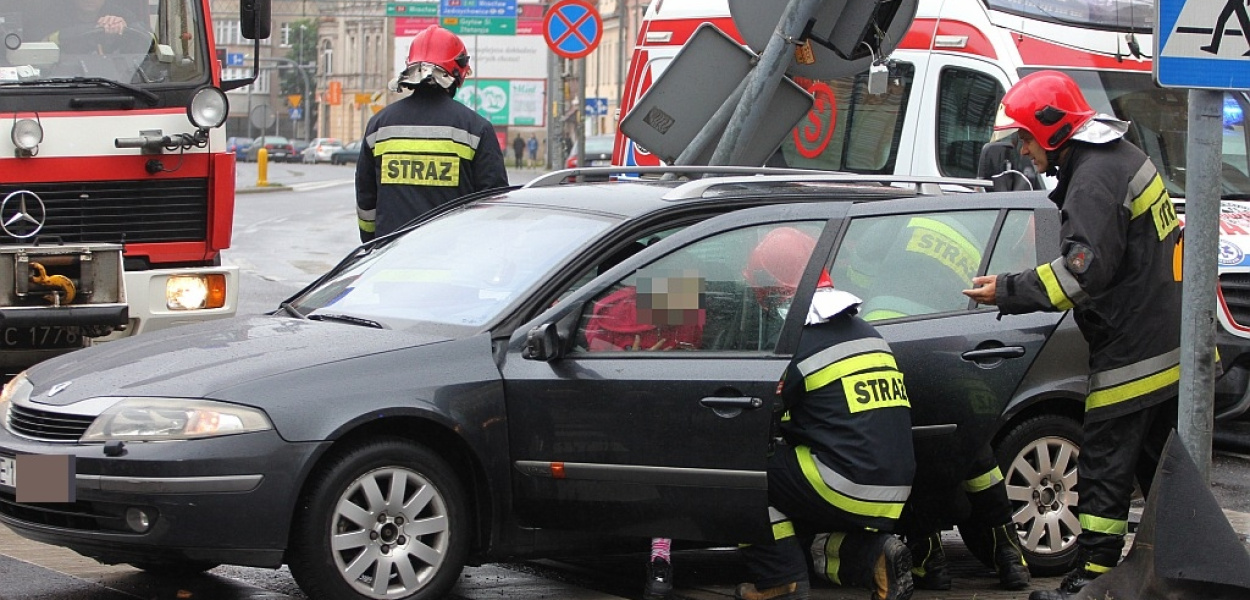 Groźny wypadek. Ranna kobieta w szpitalu 