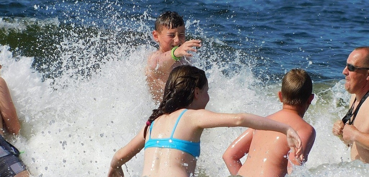 Tańczyli, pływali i doskonale się bawili
