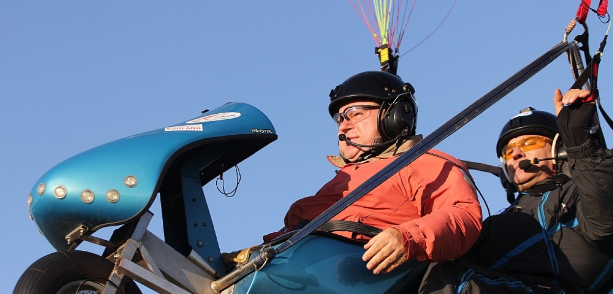 Mirek zachód słońca miał w zasięgu ręki