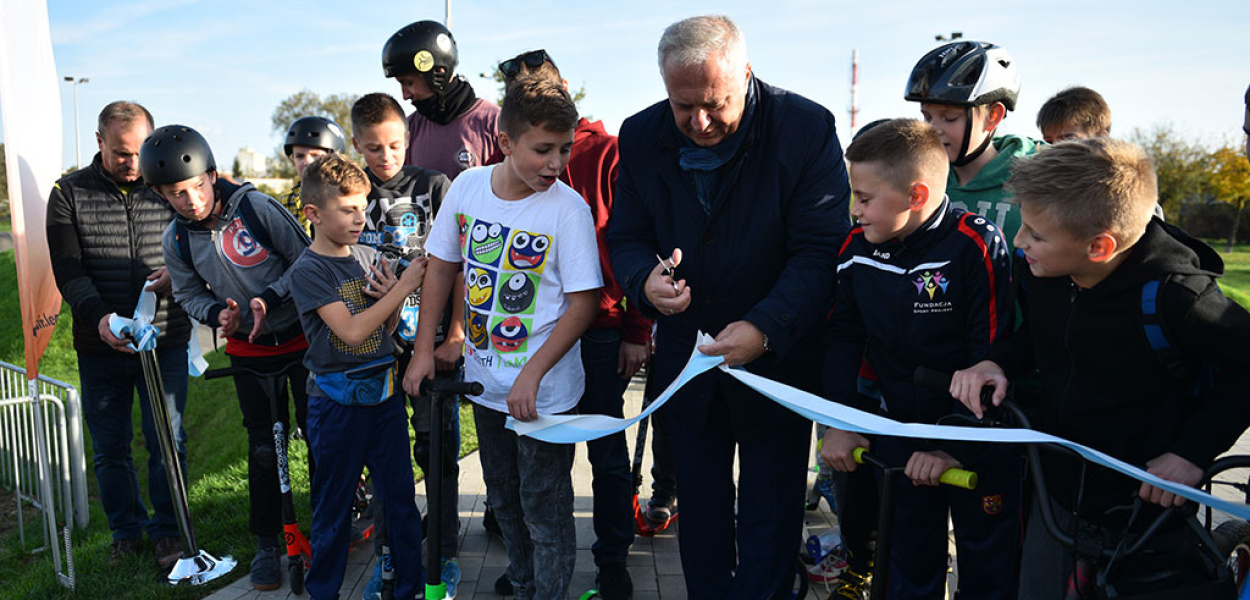 Rowerowy tor do jazdy ekstremalnej oficjalnie otwarty