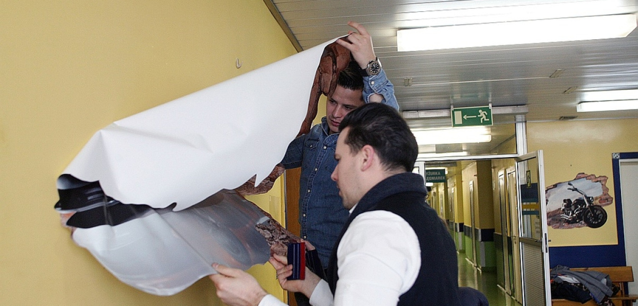 Dotrzymali obietnicy i stuningowali ... szpital