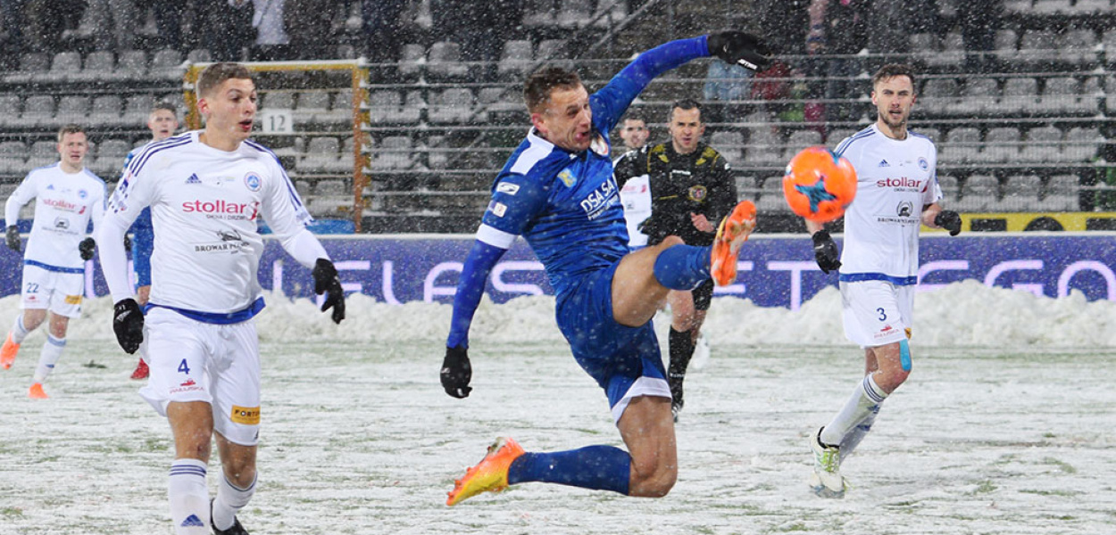 Miedź wypunktowała Wigry w meczu na śniegu 