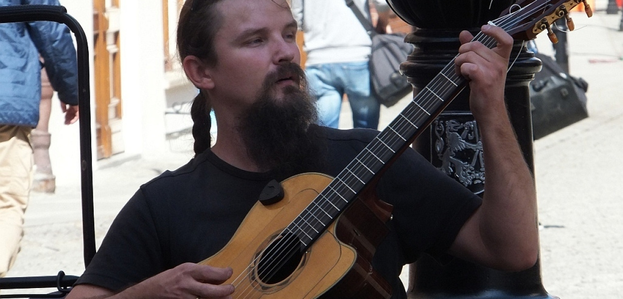 Koncertuje w Legnicy ... na ulicy