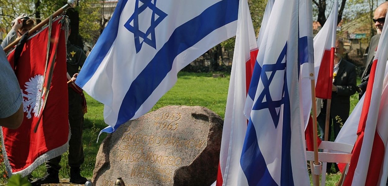 Hołd w rocznicę powstania w getcie warszawskim
