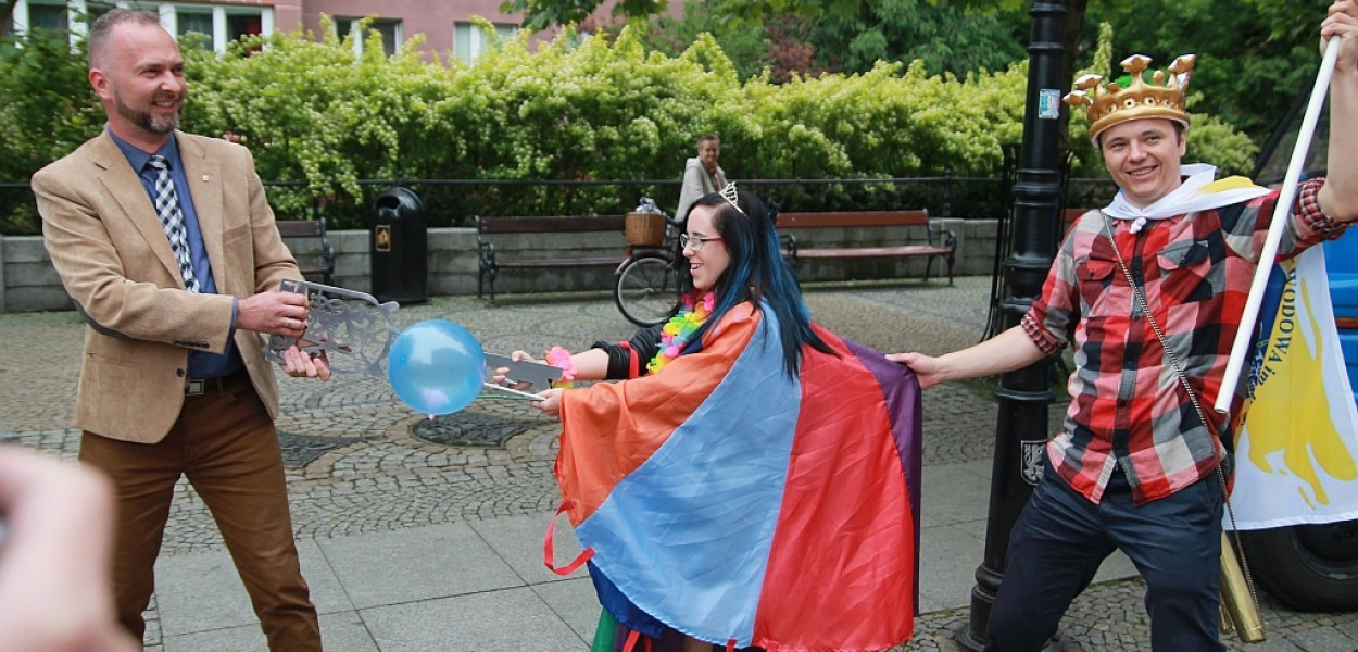 Prezydent oddał symboliczny klucz studentom