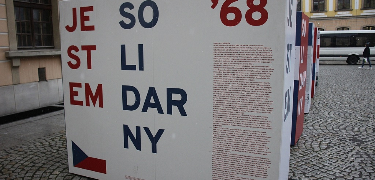 Wystawa Narodowego Centrum Kultury "Jestem Solidarny"