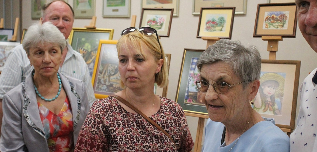 Piękno świata zaklęte w hafcie krzyżykowym