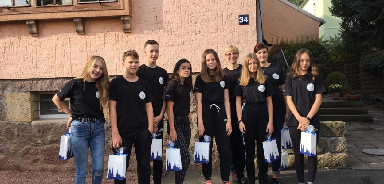 Uczniowie z „Szesnastki” z wizytą u kolegów w Miśni