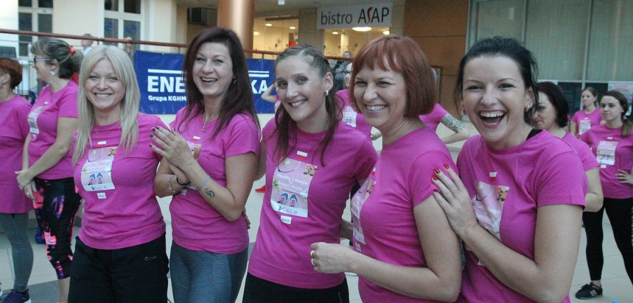 Już czwarta zumba w różowym kolorze