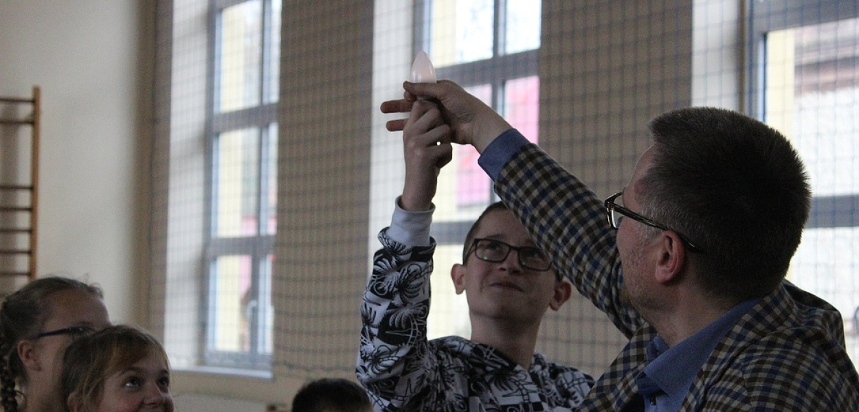 Marcin Kozioł gościem najmłodszych mieszkańców gminy Kunice