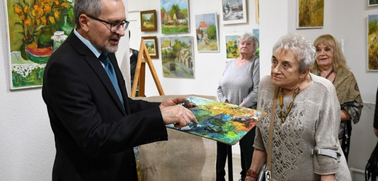 Wernisaż wystawy malarstwa Marii Rogali
