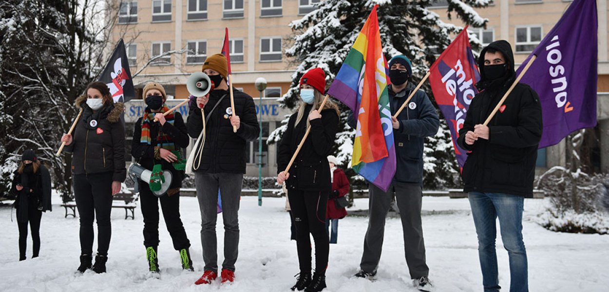 Protestowali przeciw decyzji Trybunału Konstytucyjnego