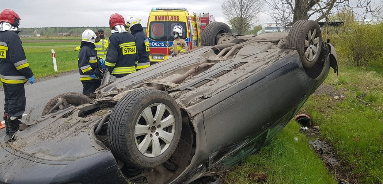 Audi dachowało na ulicy Pątnowskiej