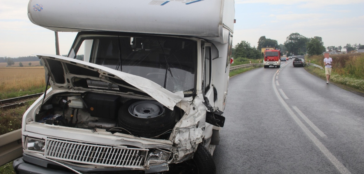 Dwie kolizje w jednym miejscu