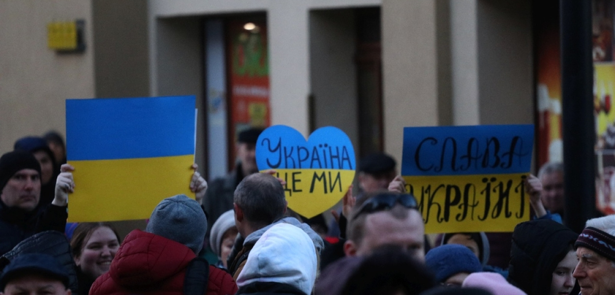 #SolidarnizUkrainą. Hołd dla bohaterskiego narodu