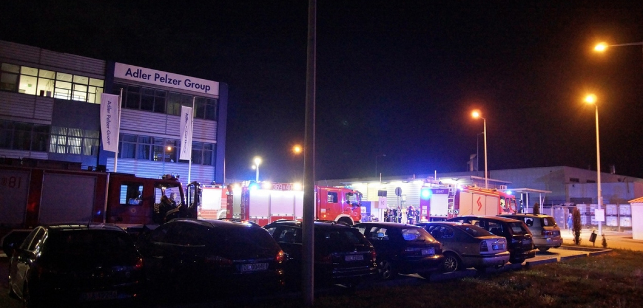 Kolejny pożar. Tym razem zakład na terenie LSSE