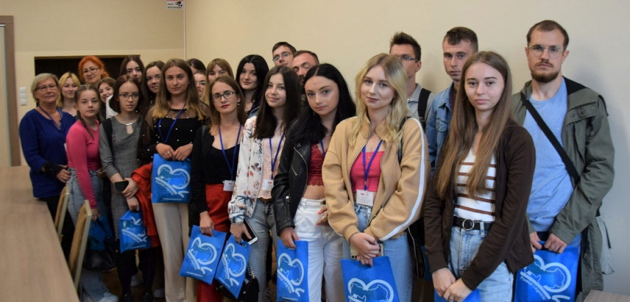 Studenci z Ukrainy gośćmi władz Powiatu Legnickiego