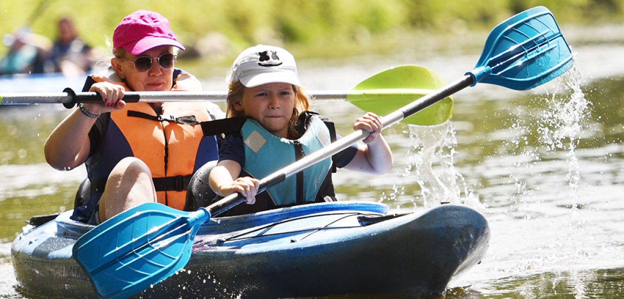 Popłynęli i poszli Kaczawą z OSiR-em