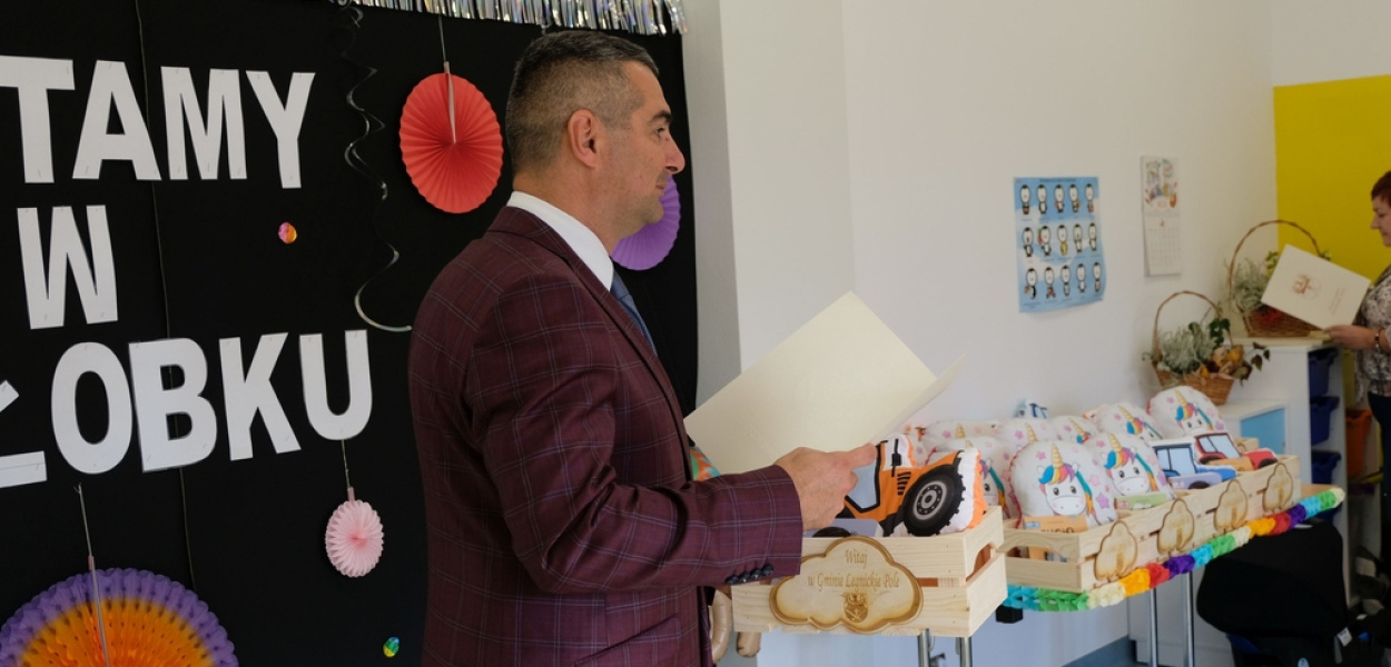 Wójt powitał najmłodszych mieszkańców gminy