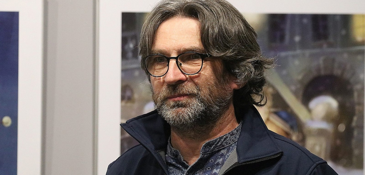 Wernisaż wystawy Piotra Rychla w Galerii Satyrykon