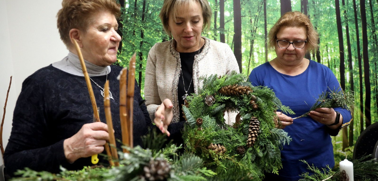 Pachnące świętami zajęcia seniorów w Kunicach