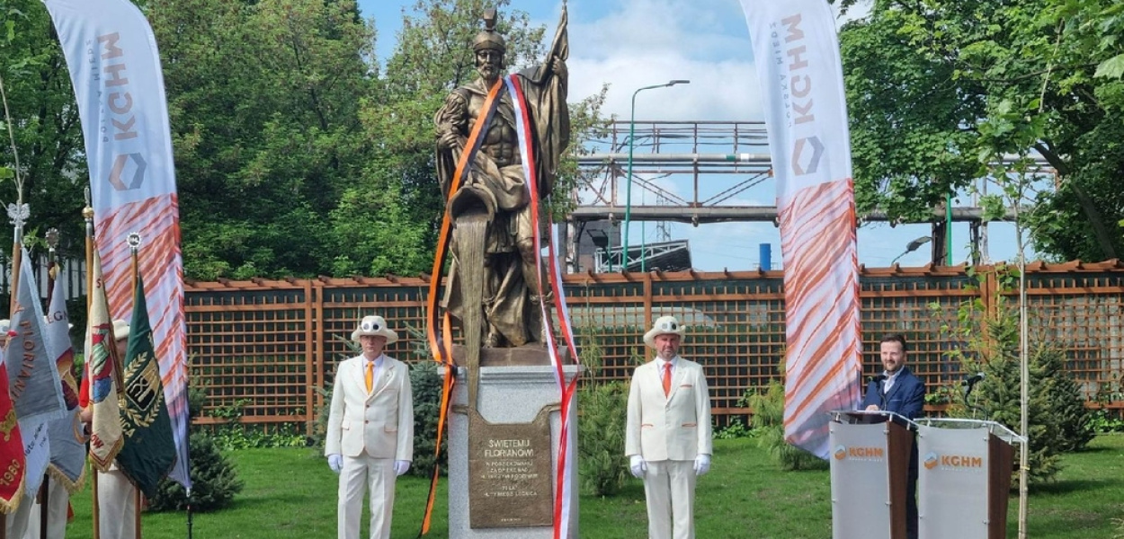 Św. Florian od dziś strzeże Huty Miedzi „Legnica”