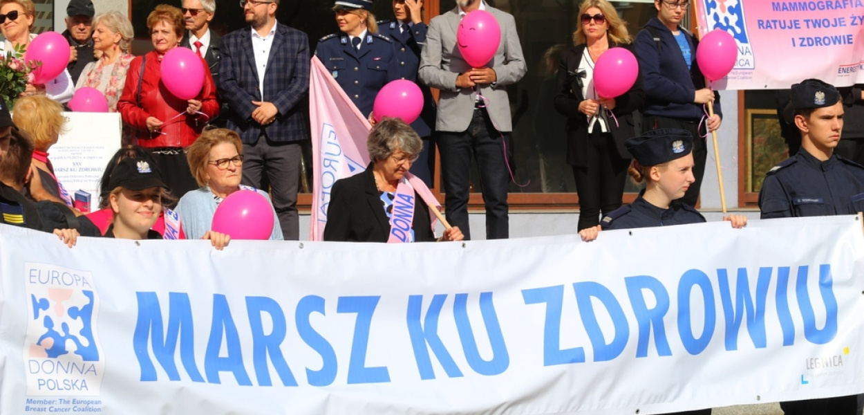 Różowy Marsz ku Zdrowiu po raz 25 na ulicach Legnicy