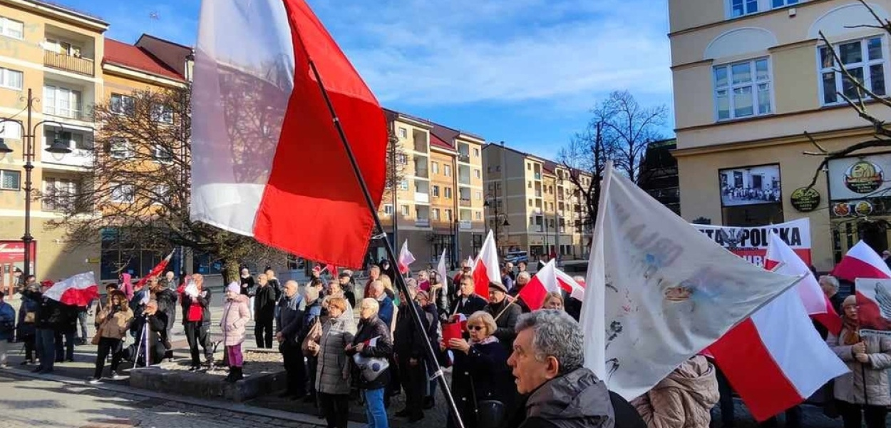 „Apolityczna” manifestacja Wolnych Polaków