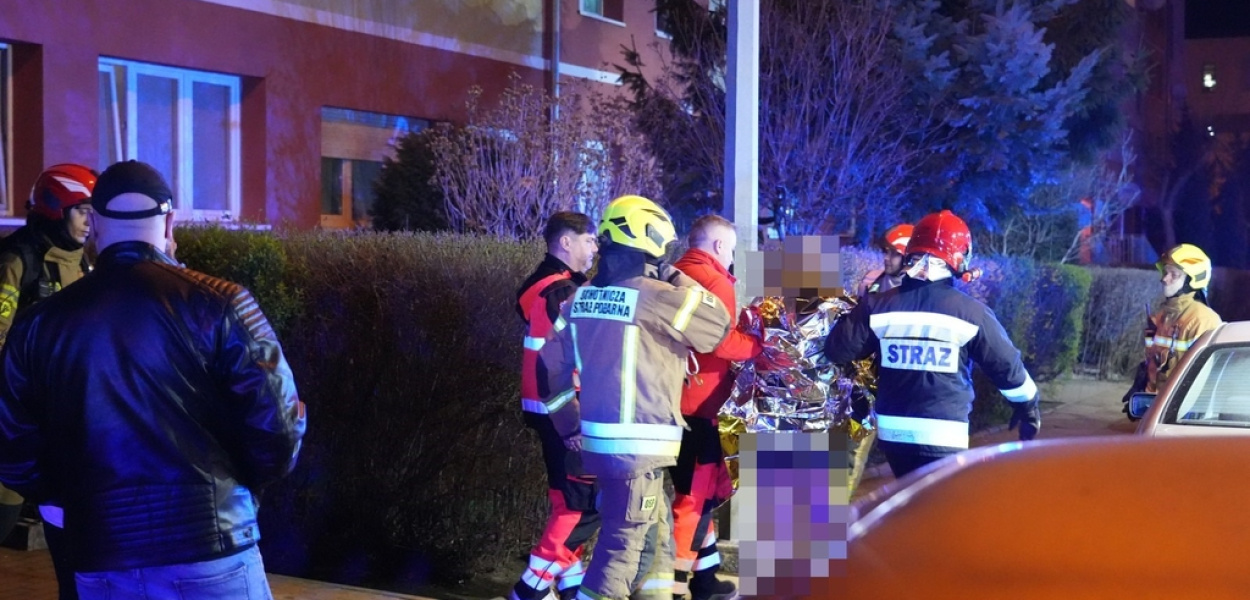 Pożar mieszkania przy ulicy Pancernej