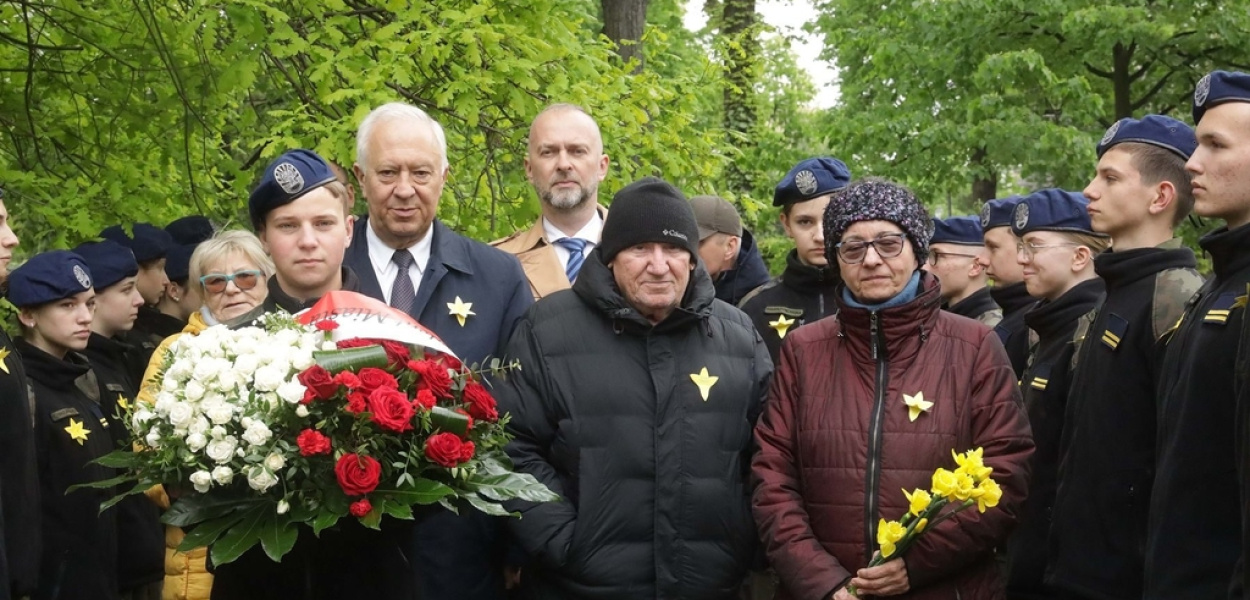 Uczczono pamięć powstania w getcie warszawskim