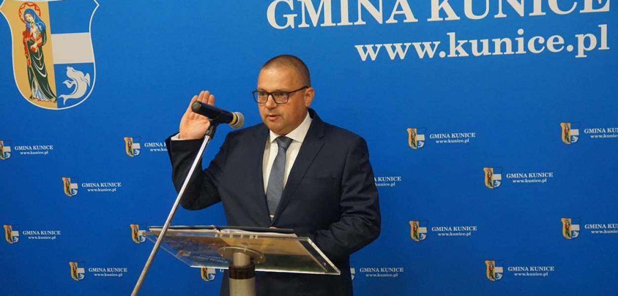 Nowy wójt gminy Kunice złożył ślubowanie