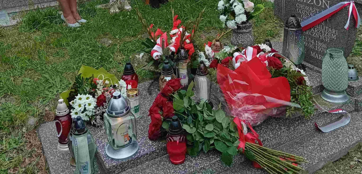 Uczcili pamięć chorążego Kazimierza Lizonia