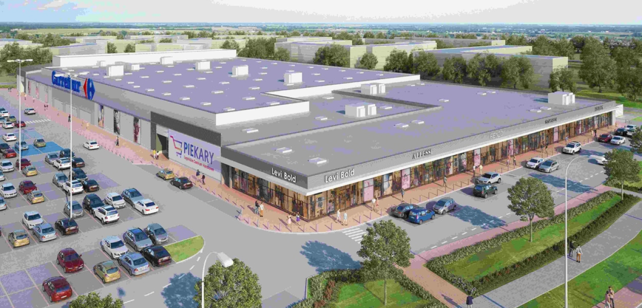 Carrefour Polska przebudowuje swoje centrum handlowe na Piekarach
