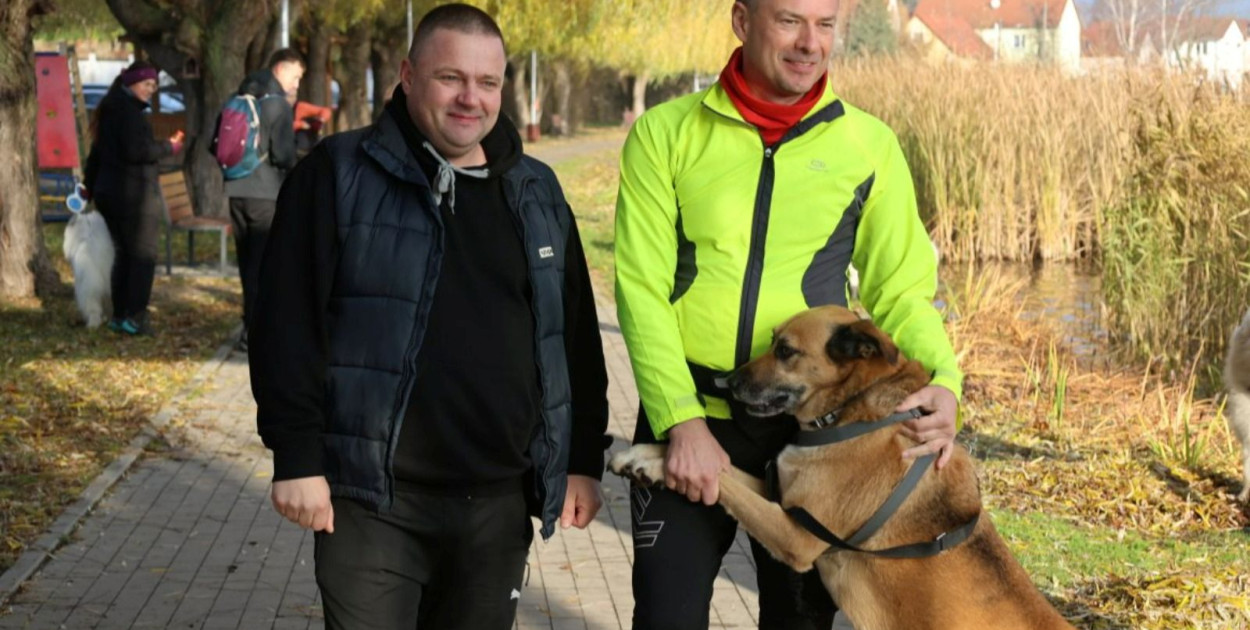 Krzysztof Błądziński i Piotr Borys DogTrekking (Wojciech Obremski lca.pl)