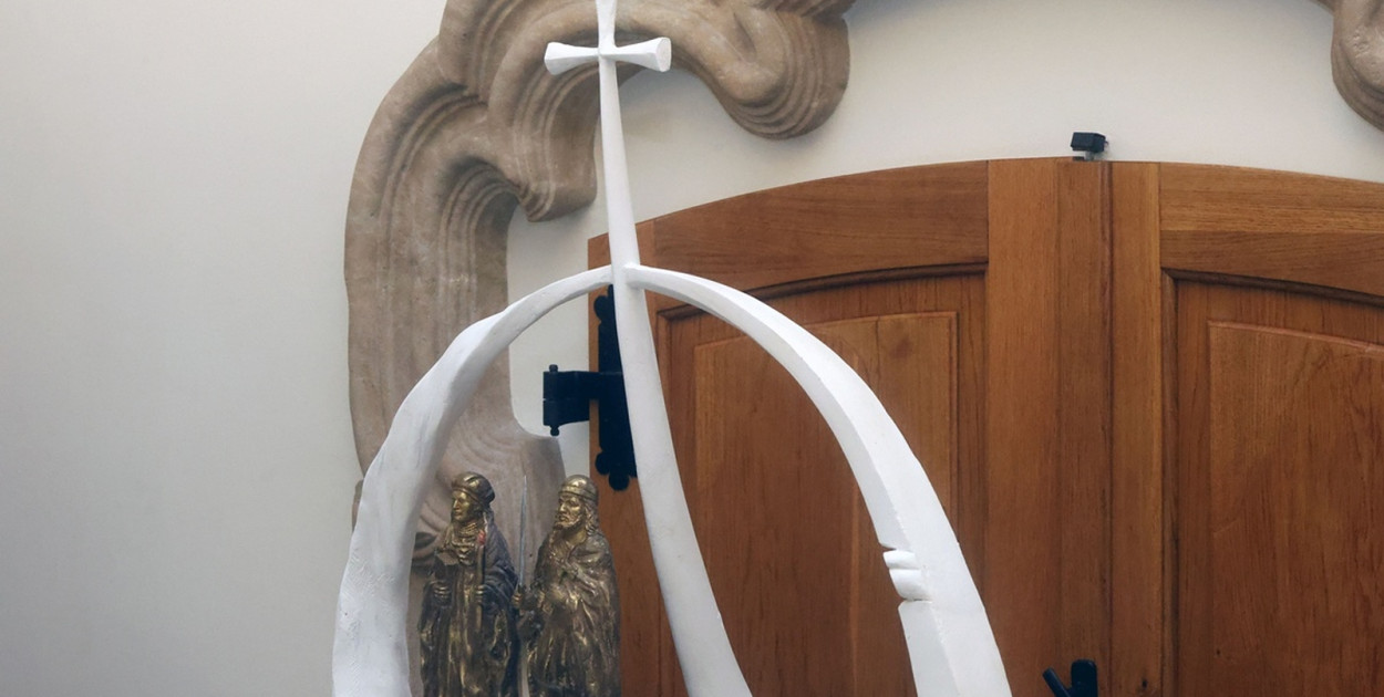 Wernisaż wystawy rzeźb i medali Stanisława Pietrusy (WO)