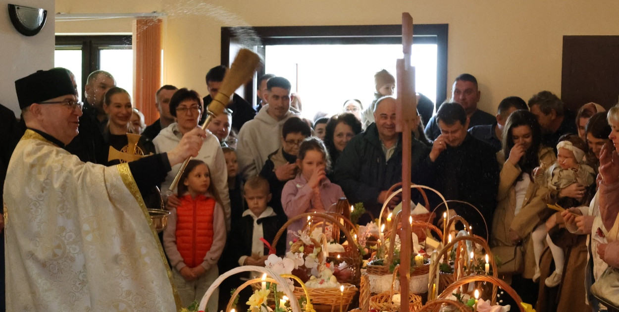 Poświęcenie pokarmów w kościele greckokatolickim (Wojciech Obremski)