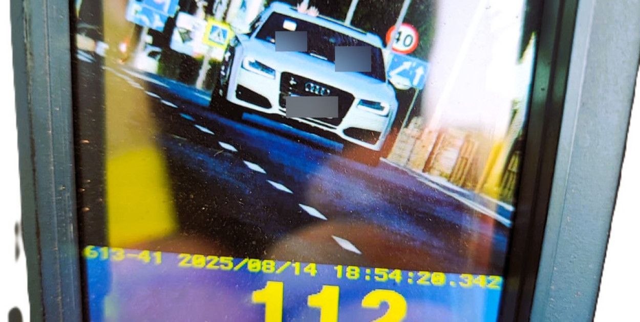 Pędził 112 km/h przez centrum Legnicy (źródło: KMP Legnica)