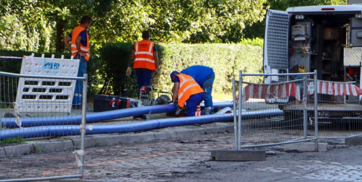Powstańców Śląskich już miesiąc w remoncie. Miasto pokazuje postęp prac (źródło UM Legnica)