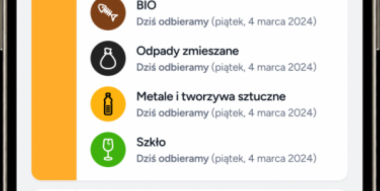 Harmonogram odbioru odpadów teraz w aplikacji LKM (źródło: UM Legnica)