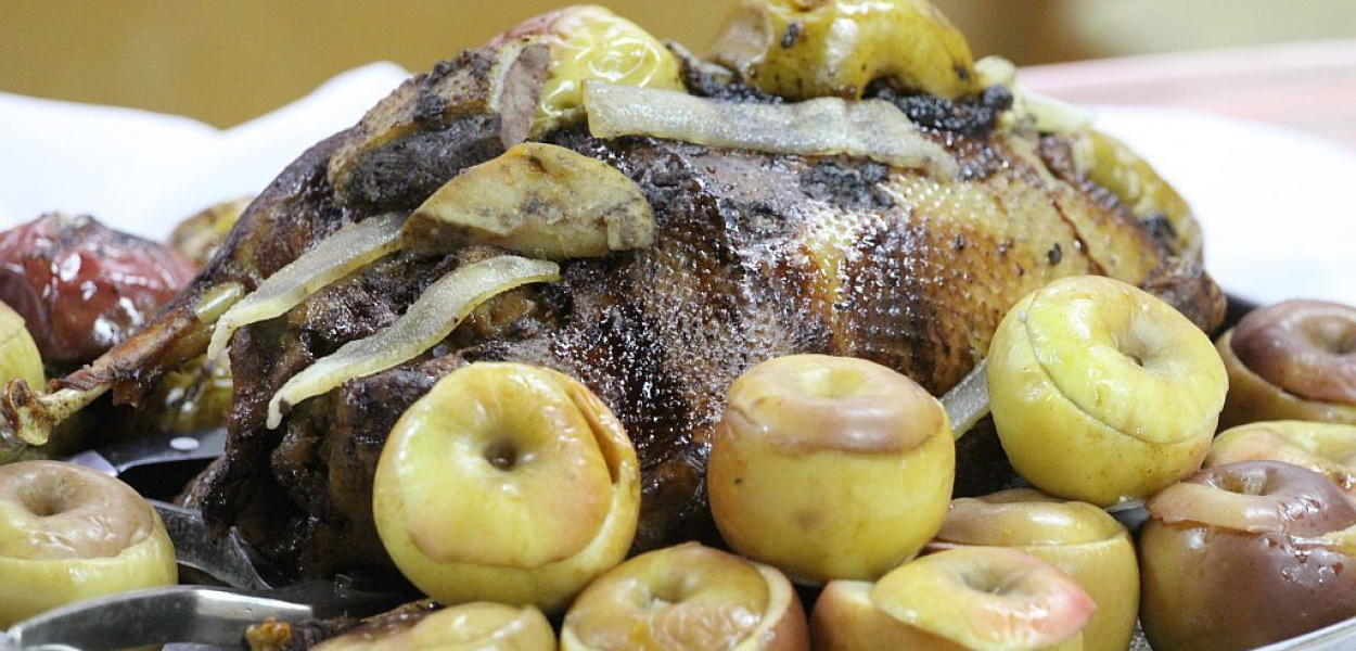 Przepis na pieczoną gęś 
