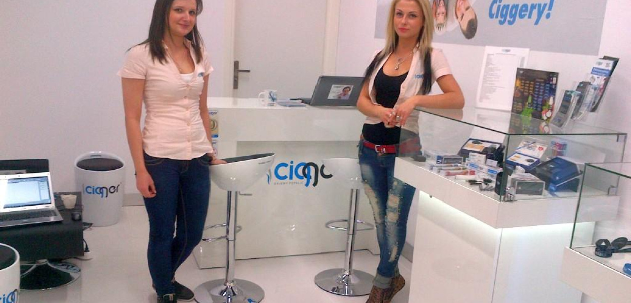 Salon z markowymi e-papierosami Cigger otwarty