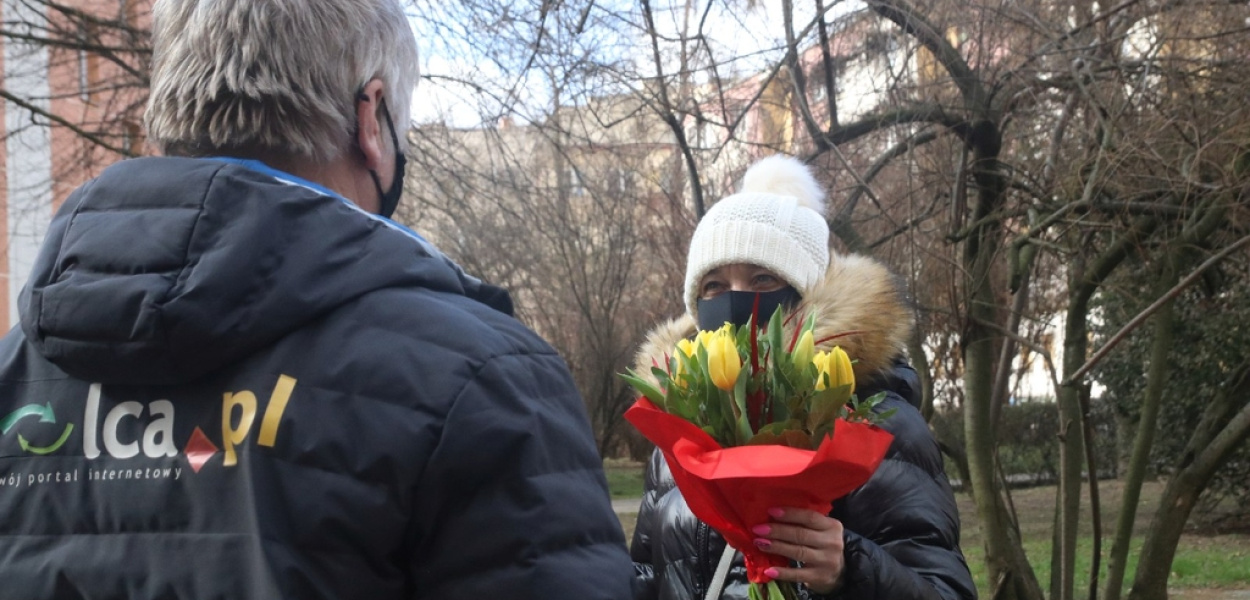 Kwiaty zawsze wywołują uśmiech