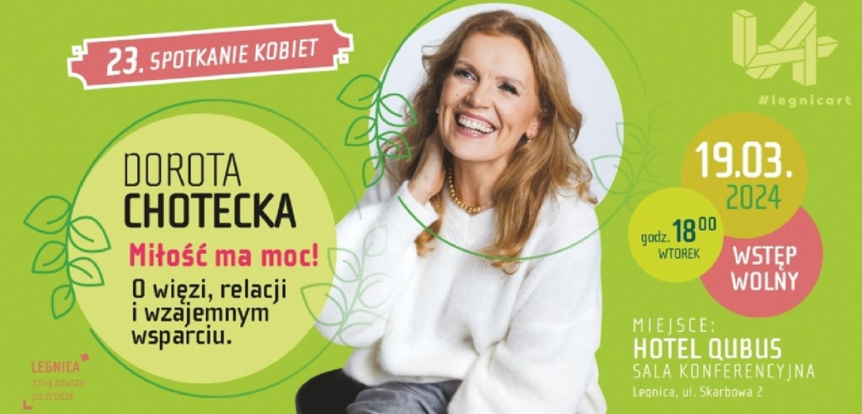 Dorota Chotecka będzie bohaterką Spotkania Kobiet