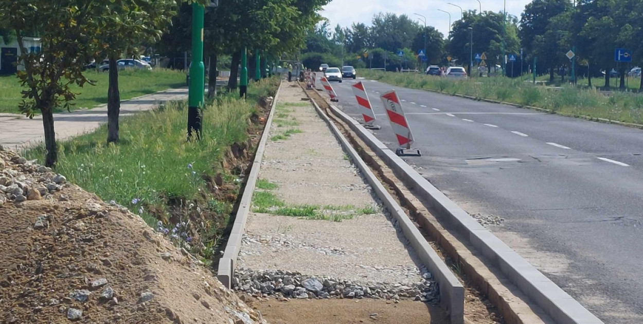 Ścieżka rowerowa przy al. Piłsudskiego - FOTO:LS (lca.pl)