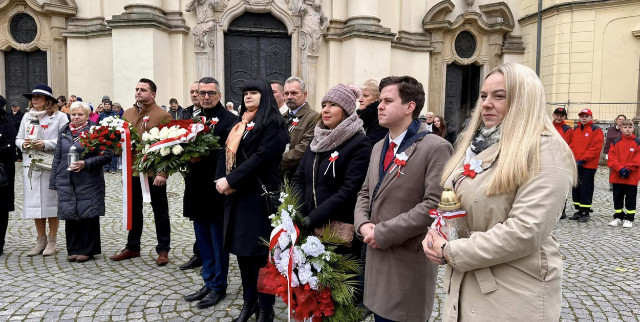 Gmina Legnickie Pole uczciła Święto Niepodległości (Fb Rafał Plezia)