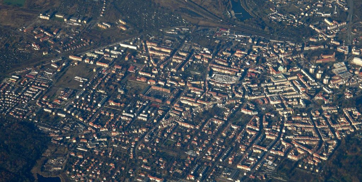 Legnica z lotu ptaka(Wojciech Obremski lca.pl)