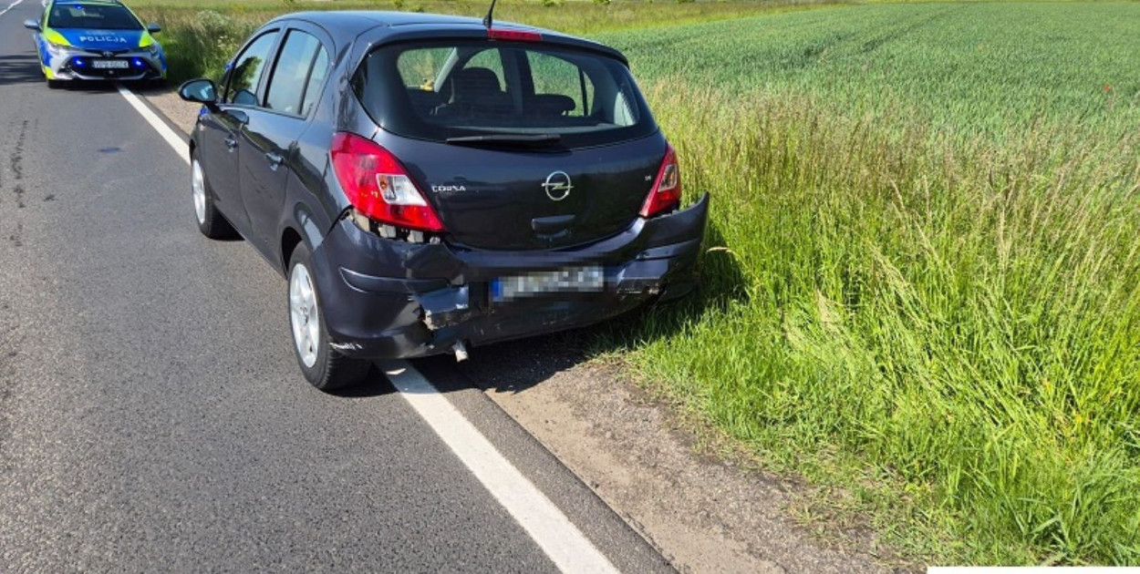 Uciekł pieszo z miejsca wypadku. Wiadomo dlaczego (źródło: KMP Legnica)