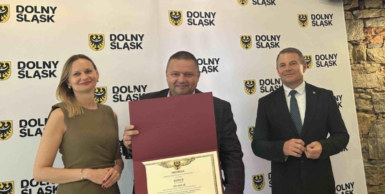 Krzysztof Błądziński skutecznie sięga po środki na rozwój gminy (mat. prasowe)